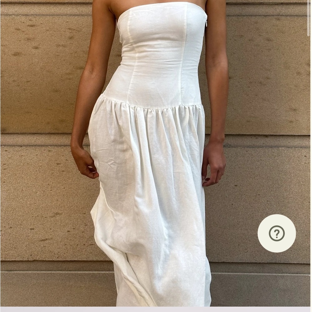 Meshki White Maxi Dress
